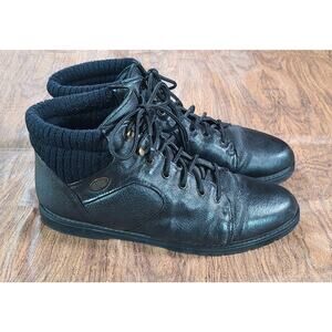 Vintage 90s Gitano Black High Top Sneakers Candace II Boots Lace Up 9.5 Womens